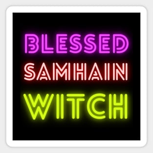 Blessed Samhain Witch Magnet